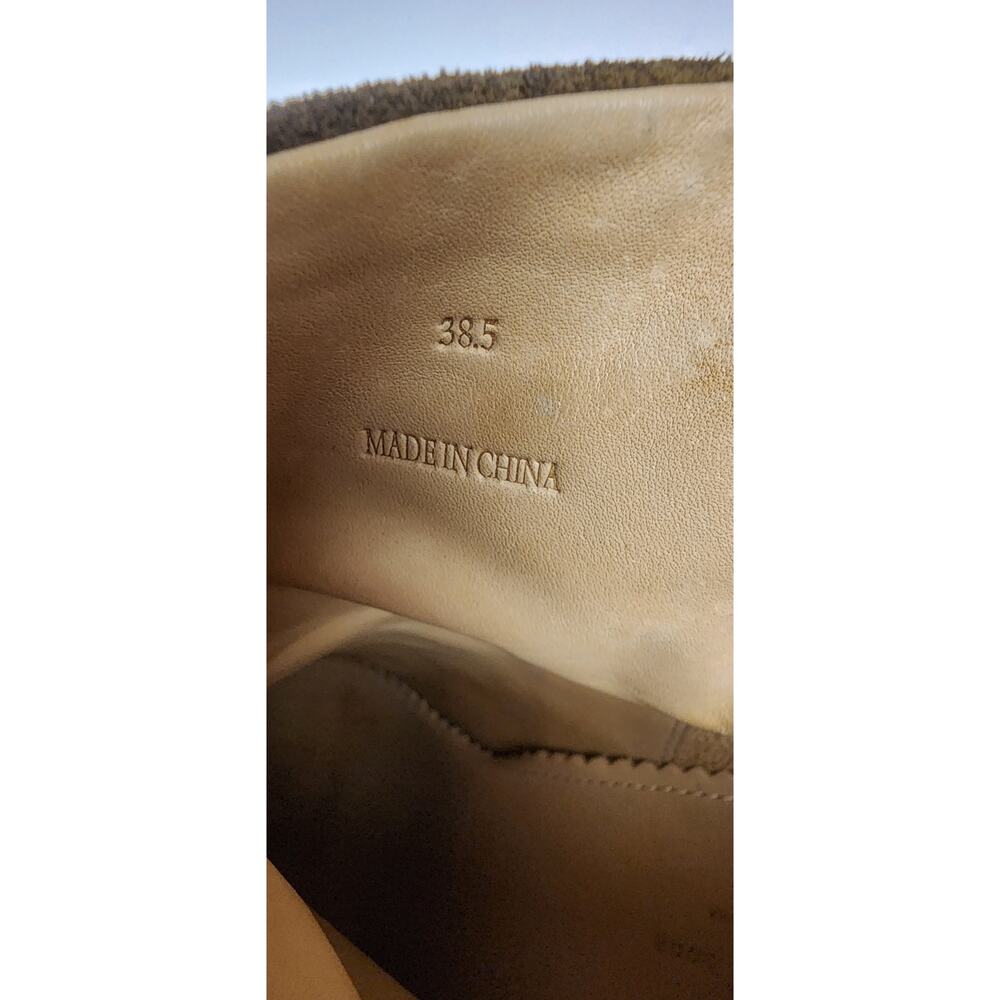 Rag & Bone Women's Classic Newbury Suede Leather Olive Green Bootie Shoes US 7.5 - Picture 11 of 11